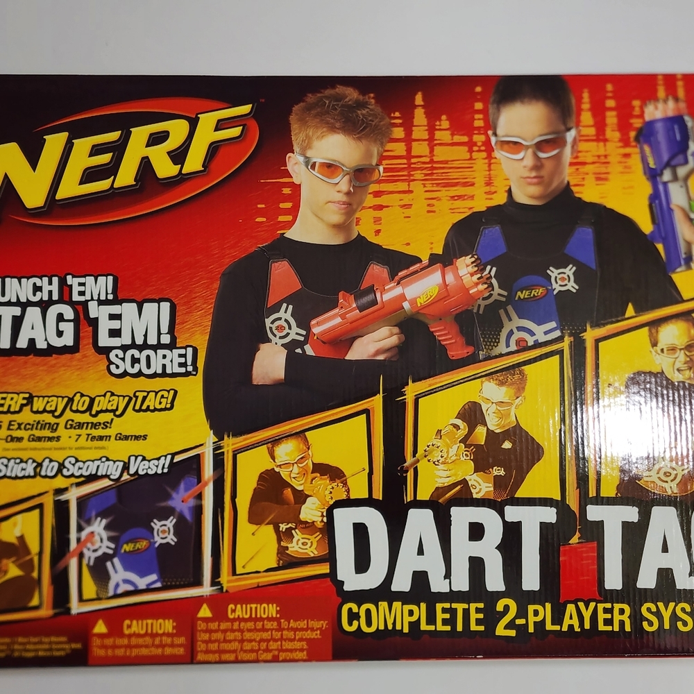 Nerf Dart Tag Blaster Set - Excellent condition in box